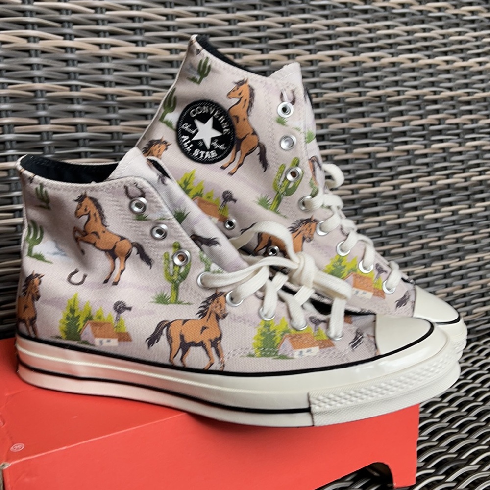 Converse Chuck Taylor 70 All Star Hi String/ Egret MEN`S Twisted Resort-Old West - Picture 6 of 16